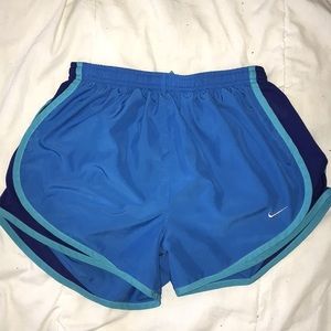 blue nike shorts